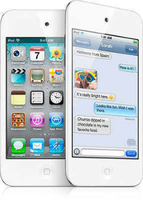 Медиаплеер Apple iPod touch 4Gen [MD058RP/A] 32 GB white