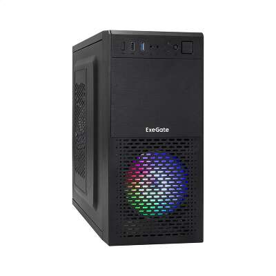 Корпус ExeGate mEVO-7807-NPX500, черный, mATX, 500W (EX292984RUS)
