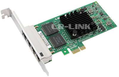 Сетевой адаптер Lr-Link LREC9224PT PCIe x1 1G Quad Port NIC Card