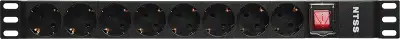 Блок распределения питания NTSS NTSS-PDU-DA1015 гор.размещ. 8xSchuko базовые 10A C14