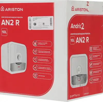 Водонагреватель Ariston Abs Andris2 R 10 O 2.5кВт 10л электрический над раковиной/белый