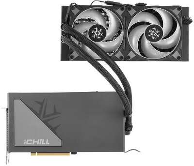 Видеокарта Inno3D NVIDIA nVidia GeForce RTX 4090 ICHILL BLACK 24Gb DDR6X PCI-E HDMI, 3DP