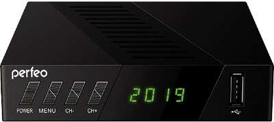 Perfeo DVB-T2/C приставка "STREAM-2" для  цифр.TV, Wi-Fi, IPTV, HDMI, 2 USB, DolbyDigital, пульт ДУ [PF_A4488 ]