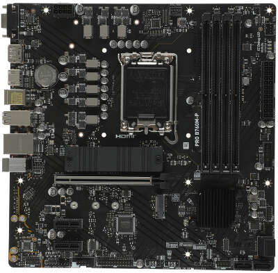 Материнская плата mATX LGA1700 MSI PRO B760M-P