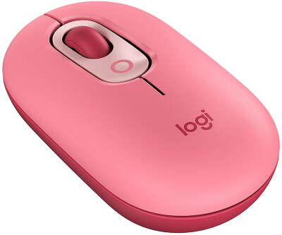 Мышь беспроводная Logitech Pop Mouse - Heartbreaker Rose USB (910-006548)