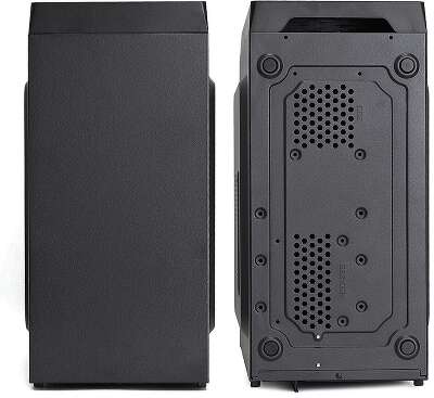 Корпус CROWN CMC-4220, черный, mATX (CM-PS500W ONE)