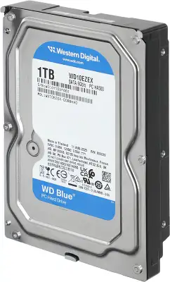 Жесткий диск WD SATA-III 1TB WD10EZEX Desktop Caviar Blue (7200rpm) 64Mb 3.5