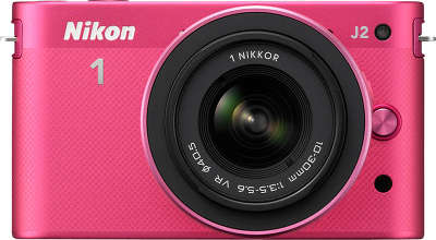 Цифровая фотокамера Nikon 1 J2 Pink Kit (10-30 мм f/3.5-5.6 VR)