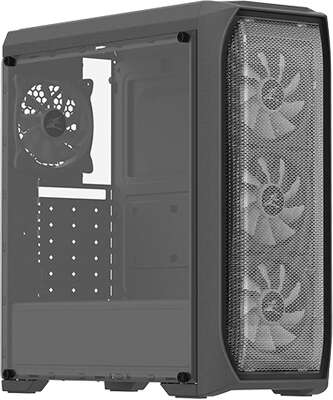 Корпус Zalman N5 MF, черный, ATX, Без БП (N5 MF Black)