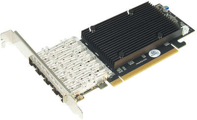 Сетевая карта/ 25G Quad Port SFP28 PCIe Ethernet Adapter with Intel E810-CAM1 Chipset