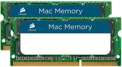 Набор памяти SO-DIMM DDR-III 2*4096 Mb DDR1333 Corsair Apple Qualified [CMSA8GX3M2A1333C9]