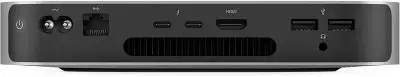 ПК Apple Mac mini A2686 slim M2 8 core (3.49) 16Gb SSD512Gb 10 core GPU macOS GbitEth WiFi BT серебристый (Z16L00005)