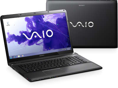 Ноутбук Sony VAIO SVE1711Z1R/B Black 17.3" FHD /i7-3612QM/8/1000/HD7650M 2G/BD-C/WF/BT/CAM/W7HP