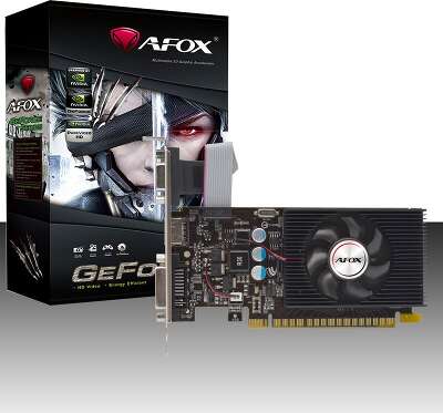 Видеокарта AFOX NVIDIA nVidia GeForce GT730 1Gb DDR3 PCI-E VGA, DVI, HDMI