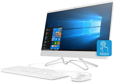 Моноблок HP AIO 24-f0170ur 23.8" FHD i5 9400T/8/1000/128 SSD/MX110 2G/WF/BT/Cam/Kb+Mouse/W10,белый (8TY20EA)