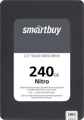 Твердотельный накопитель SATA3 240Gb [SBSSD-240GQ-MX902-25S3] (SSD) SmartBuy Nitro