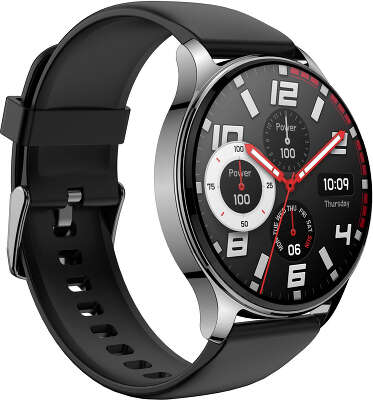 Смарт-часы Amazfit Pop 3R A2319 1.43" AMOLED корп.серебристый рем.черный (1746285)