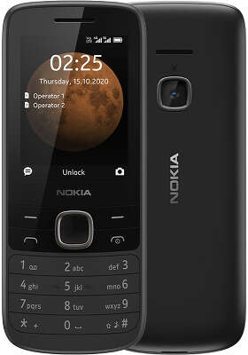 Мобильный телефон Nokia 225 4G Dual Sim Black