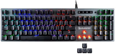 Клавиатура A4Tech Bloody B765 механическая серый USB for gamer LED