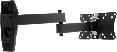 Кронштейн для телевизора Holder LCDS-5064 черный 15"-38" макс.30кг настенный поворот и наклон