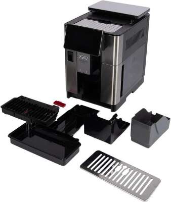Кофемашина Delonghi Primadonna Soul ECAM610.74.MB 1450Вт черный/серебристый