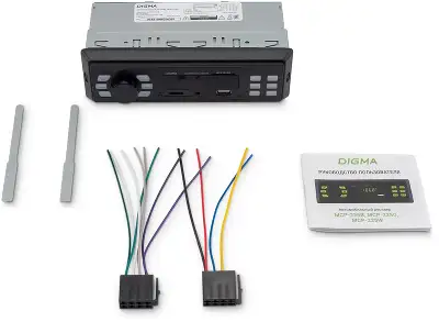 Автомагнитола Digma MCP-225B 1DIN 2x45Вт v5.0 AUX 2