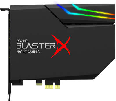 Звуковая карта PCI-E Creative Sound BlasterX AE-5 Plus (70SB174000003)