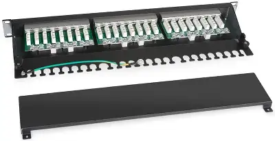 Патч-панель Cabeus PL-24-CAT.5E-SH-DUAL 19