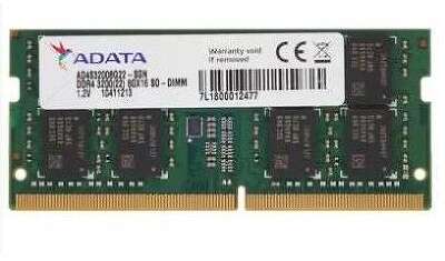 ADATA 8GB DDR4 3200 SO-DIMM Premier AD4S32008G22-SGN,  CL22, 1.2V