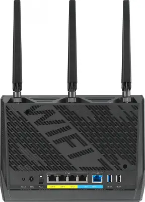 Роутер беспроводной Asus RT-BE86U BE6800 100/1000/2500/10000BASE-T черный