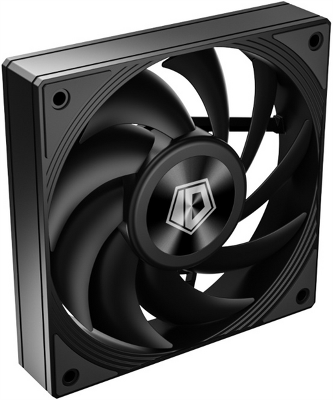 Вентилятор для корпуса ID-COOLING DF-125-K 120x120x25мм (60шт./кор, PWM, черный, 0-2150об/мин) BOX
