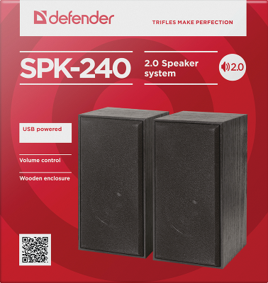 Defender Акустическая 2.0 система SPK 240 6 Вт, питание от USB