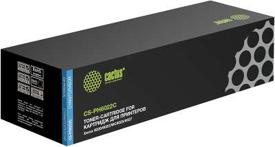Картридж лазерный Cactus CS-PH6022C 106R02760 голубой (1000стр.) для Xerox Phaser 6020/6022/WC6025/6027