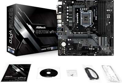 Материнская плата microATX LGA1151 ASRock Q370M vPro