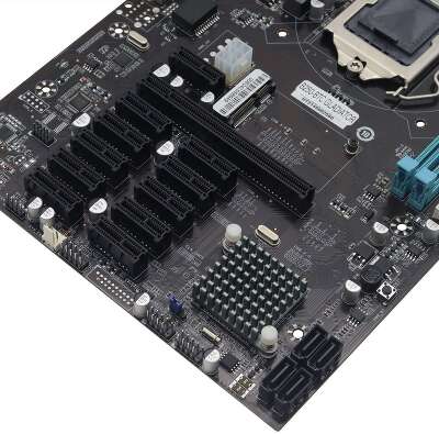 Материнская плата Esonic B250-BTC-Gladiator LGA 1151 ATX 2хDDR4 PCI-Ex16 11xPCI-Ex1 HDMI VGA RTL {20}