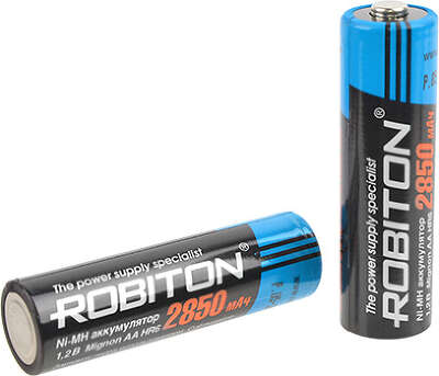 Комплект аккумуляторов AA ROBITON 2850мАч (2 шт. в блистере) 2850MHAA