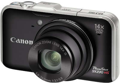 Цифровая фотокамера Canon PowerShot SX230 HS Black