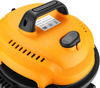 Строительный пылесос Deko DKVC-1400-15S 1400Вт (уборка: сухая) серебристый