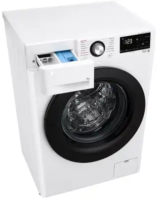 Стиральная машина LG F2V3PS6W класс: A загр.фронтальная макс.:8кг белый инвертер
