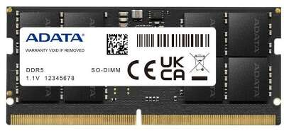 Модуль памяти для ноутбука DDR5 16GB DDR5-4800 AD5S480016G-S, CL40, 1.1V ADATA