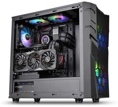 Корпус Thermaltake Commander C32 TG ARGB, черный, ATX, Без БП (CA-1N3-00M1WN-00)