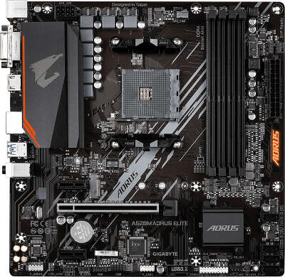 Материнская плата mATX LGAAM4 GIGABYTE A520M AORUS ELITE