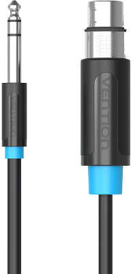 Кабель Vention аудио Jack 6.5 M/XLR F - 3м