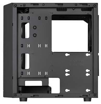 Корпус Silverstone SST-PS15B-PRO Precision Mini Tower Micro ATX Computer Case, tempered glass, 2x 120mm ARGB, 1x ARGB Controller, black