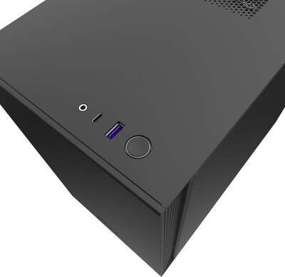 Корпус NZXT H210 Black, черный, mini-ITX, Без БП (CA-H210B-B1)