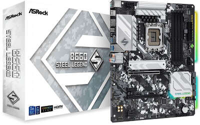 Материнская плата ATX LGA1700 ASRock B660 STEEL LEGEND