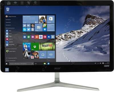 Моноблок Acer Aspire Z24-880 23.8" FHD i3-7100T/8/1000/Multi/WF/BT/Cam/W10,серебристый