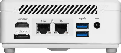 Неттоп MSI Cubi 5 1M-465BRU Core 3 100U (1.2) Graphics без ОС 2.5xGbitEth+1xGbitEth WiFi BT 65W белый (936-B0A822-465)