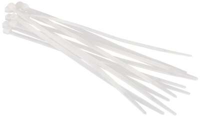 Стяжки NIKOMAX NMC-CTN400-46-SL-WT-100-K белый (нейлоновые, неоткрывающиеся, 400 мм х 4,6 мм, 100шт.) (NMC-CTN400-46-SL-WT-100-K)