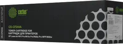 Картридж лазерный Cactus CS-CF244A CF244A черный (1000стр.) для HP LJ M15 Pro/M15a Pro/M28a Pro MFP/M28w Pro MFP
